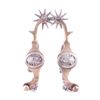 Image 1 : Buermann Hercules Bronze Indian Chief Head Spurs