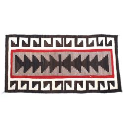 Navajo Klagetoh Hand Woven Wool Rug c. 1900