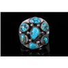 Image 1 : Navajo Native Indian Turquoise & Silver Ring