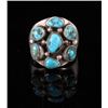 Image 3 : Navajo Native Indian Turquoise & Silver Ring