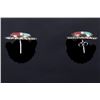 Image 8 : Signed AMR Multistone Mosaic Bracelet & Earrings