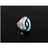 Image 3 : Signed Zuni Turquoise & Sterling Silver Ring