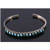 Image 8 : Navajo Fred Harvey Turquoise & Sterling Bracelets