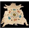 Image 1 : Hopi Polychrome Pinwheel Effigy Painted Deer Hide