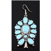 Image 9 : Navajo Sleeping Beauty Turquoise Earrings