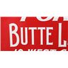 Image 4 : Butte Land and Inv. Co. Embossed Metal Sign c 1960