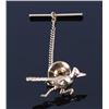 Image 7 : 14K Gold Tie Tac and Necklace Pendants c.1950