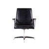 Image 2 : Mid C. Modern Chrome Naugahyde Railroad Chair