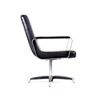 Image 3 : Mid C. Modern Chrome Naugahyde Railroad Chair