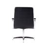 Image 4 : Mid C. Modern Chrome Naugahyde Railroad Chair