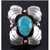 Navajo Sterling & Cripple Creek Turquoise Ring
