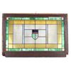 Image 2 : 19th Century Art Deco Stained Glass Window