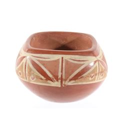 1940's Red Santa Clara Pottery Bowl