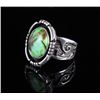 Image 2 : Navajo Sterling & Carico Lake Turquoise Ring