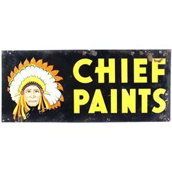 Mid 20th Century Chief Paints Advertising Sign