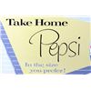 Image 2 : 1950's Pepsi-Cola Two Sided Metal Sign