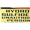 Image 8 : Danger Hydrogen Sulfide Sign