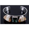 Image 1 : Navajo Royston Turquoise & Tourmaline Bracelet
