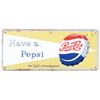 Image 1 : 1957 Embossed "Have a Pepsi" Pepsi Cola Sign