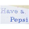 Image 2 : 1957 Embossed "Have a Pepsi" Pepsi Cola Sign