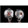 Image 8 : Set of Navajo Sterling Silver and Stone Earrings