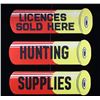 Image 1 : Hunting Supplies Shotgun Shell Advertising Sign