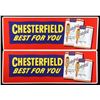 Image 1 : Chesterfield Cigarette Advertising Signs (2)
