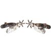 Image 2 : Late 19th Century Silver Inlay Vaquero Spurs