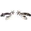 Image 3 : Late 19th Century Silver Inlay Vaquero Spurs