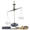 Image 1 : Welch Balance Scale and Brass Weights