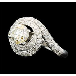 14KT White Gold 2.24 ctw Diamond Ring