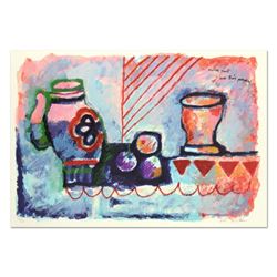 Nature Morte Avec Trois Pommes by Tobiasse (1927-2012)