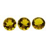 Image 1 : 5.57 ctw.Natural Round Cut Citrine Quartz Parcel of Three