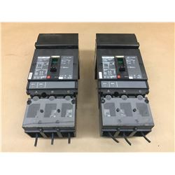 (2) SQUARE D HJA36030 CIRCUIT BREAKER