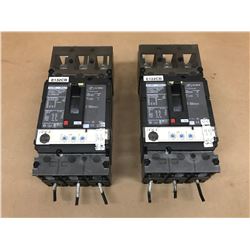 (2) SQUARE D HJL36060U33X CIRCUIT BREAKER