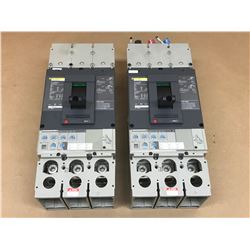 (2) SQUARE D DJL36250E53 CIRCUIT BREAKER