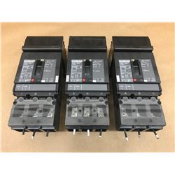 (3) SQUARE D HJA36030 CIRCUIT BREAKER