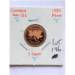 1982 Canada 1 Cent PROOF High Grade Coin