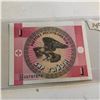 Image 1 : Uncirculated unidentified 1 EAGLE Bank Note Serial 00787870