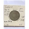 Image 1 : Vintage TURKEY 40 Para Coin in Very Fine Grade