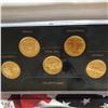 Image 2 : 1999 GOLD EDITION Mint Complete State Quarters Set DE PA NJ GA CT in Original Package