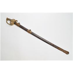 Civil War Ames US Model 1850 Staff & Field Officer's Sword belonging to Brig.-Gen. Calvin Pratt, 31s