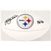 Image 1 : Jack Lambert Signed Steelers Logo Football Inscribed "HOF 90" (Radtke COA)