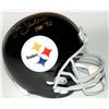 Image 1 : Jack Lambert Signed Steelers Full-Size Helmet Inscribed "HOF '90" (JSA COA)