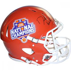 Deshaun Watson Signed Clemson Tigers 2016 National Champions Full-Size Authentic On-Field Speed Helm