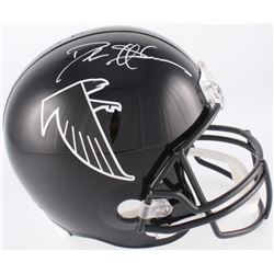 Deion Sanders Signed Falcons Throwback Full-Size Helmet (JSA COA)