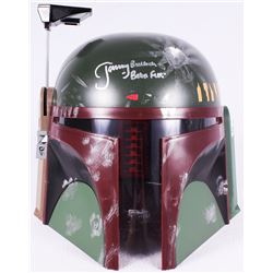 Jeremy Bulloch Signed Star Wars "Boba Fett" Full-Size Deluxe Edition Star Wars Helmet Inscribed "Bob