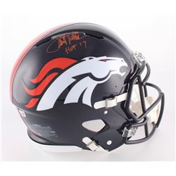Terrell Davis Signed Broncos Full-Size Authentic On-Field Helmet Inscribed "HOF 17" (Davis COA)