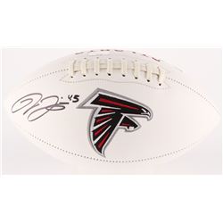 Deion Jones Signed Falcons Logo Football (Radtke COA)