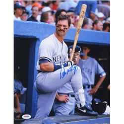 Don Mattingly Signed New York Yankees 11x14 Photo (PSA COA)